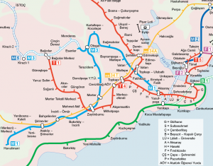 Netzplan Metro Istanbul