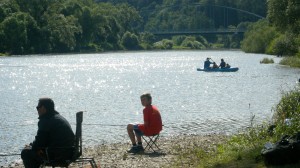 An der Berounka, ein Idyll am Fluss