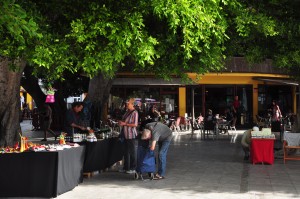 Der Dorfplatz in San Sebastian de la Gomera - So geht ankommen!!