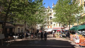 Platz an der Rue longue des capucins